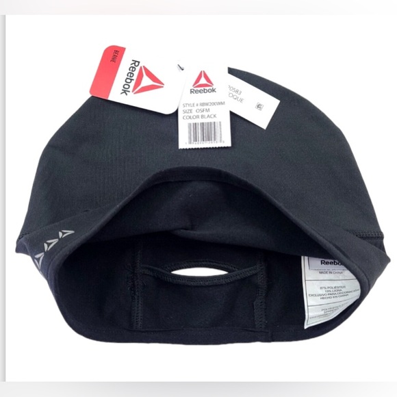 NWT - Reebok Active Beanie With Pony Tail Slot. - Picture 1 of 8